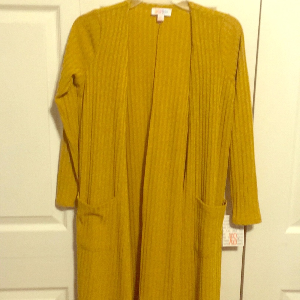 BNWT XS Lularoe Mustard Sarah